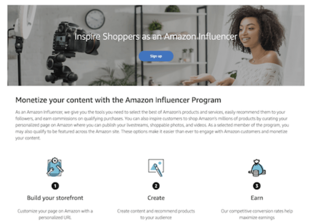 Amazon Influencer Program